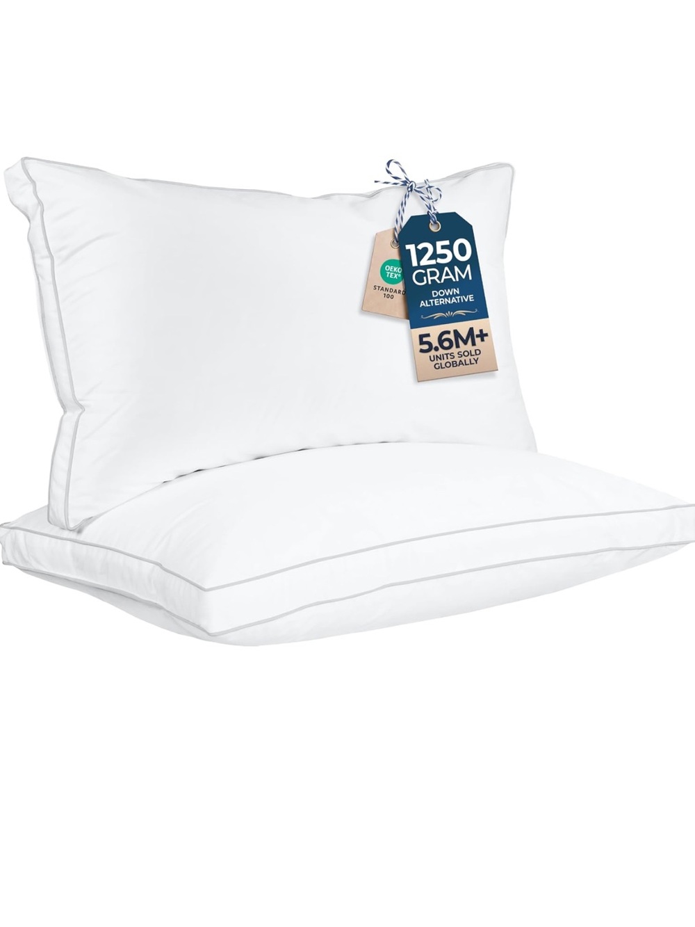 NWT Utopia 1250g Down Alternative King Pillow 1 pc